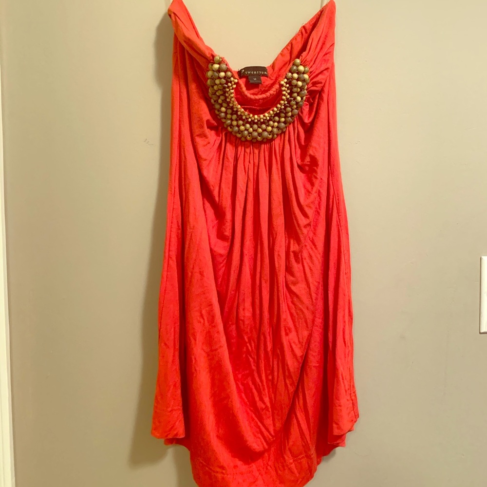 Strapless dress forever 21